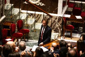 Statement Of General Policy By French Prime-Minister At The National Assembly, In Paris
