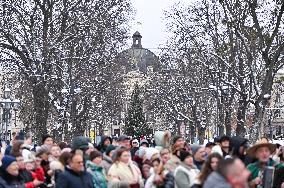 Festival of Ukrainian winter folklore held in downtown Lviv