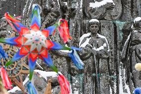 Festival of Ukrainian winter folklore held in downtown Lviv