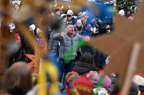 Festival of Ukrainian winter folklore held in downtown Lviv