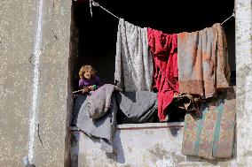 The Daily Life of Palestinian Displaced - Gaza