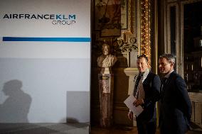 Air France-KLM End of The Year News Conference - Paris