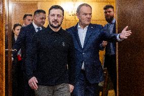 Ukrainian President Volodymyr Zelensky In Poland