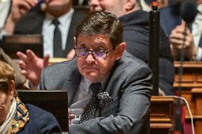 Announcement of the Government Statement at the Senate in Paris FA