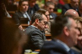 Announcement of the Government Statement at the Senate in Paris FA
