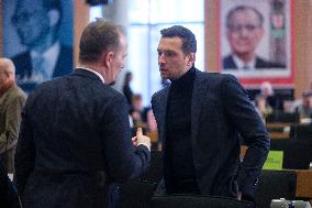 Jordan Bardella At Parlement Europeen - Brussels