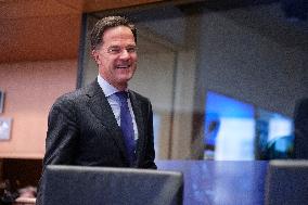 Mark Rutte At European Parliament - Brussels
