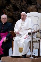 Pope Francis Leads His Weekly General Audience In The Paul VI Hall At The Vatican