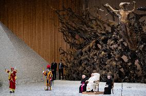 Pope Francis Leads His Weekly General Audience In The Paul VI Hall At The Vatican