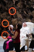 Pope Francis Leads His Weekly General Audience In The Paul VI Hall At The Vatican