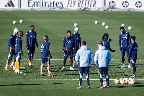 Copa del Rey 2024/25: Real Madrid Training Session and Press Conference