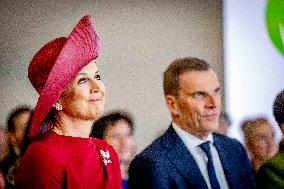 Queen Maxima Visits Royal Cosun - Netherlands