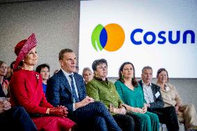 Queen Maxima Visits Royal Cosun - Netherlands