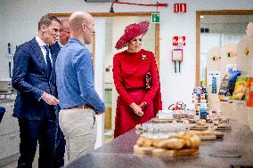Queen Maxima Visits Royal Cosun - Netherlands