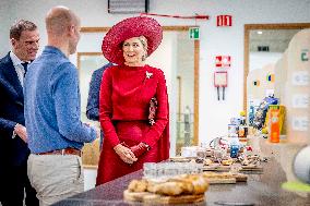 Queen Maxima Visits Royal Cosun - Netherlands