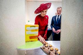 Queen Maxima Visits Royal Cosun - Netherlands