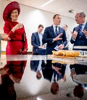Queen Maxima Visits Royal Cosun - Netherlands