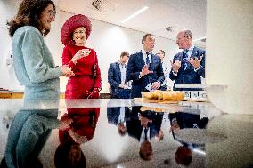 Queen Maxima Visits Royal Cosun - Netherlands