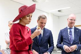 Queen Maxima Visits Royal Cosun - The Netherlands