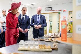 Queen Maxima Visits Royal Cosun - The Netherlands