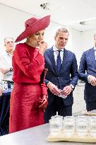 Queen Maxima Visits Royal Cosun - The Netherlands