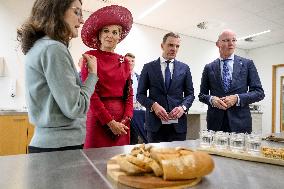 Queen Maxima Visits Royal Cosun - The Netherlands