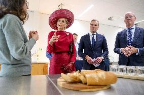 Queen Maxima Visits Royal Cosun - The Netherlands