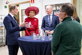 Queen Maxima Visits Royal Cosun - The Netherlands