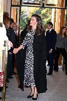 Queen Letizia Presides an event of BBVA Microfinance Foundation
