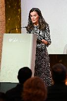Queen Letizia Presides an event of BBVA Microfinance Foundation