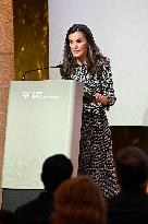 Queen Letizia Presides an event of BBVA Microfinance Foundation