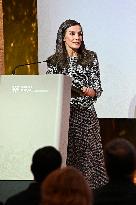 Queen Letizia Presides an event of BBVA Microfinance Foundation