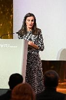 Queen Letizia Presides an event of BBVA Microfinance Foundation