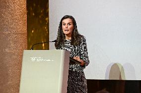 Queen Letizia Presides an event of BBVA Microfinance Foundation