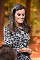 Queen Letizia Presides an event of BBVA Microfinance Foundation