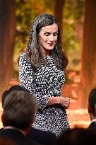 Queen Letizia Presides an event of BBVA Microfinance Foundation