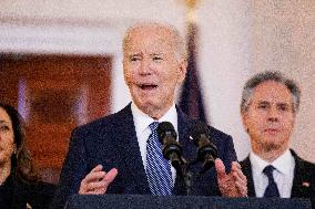 DC: President Biden Gives Remarks on Israel/Hamas Ceasefire Deal
