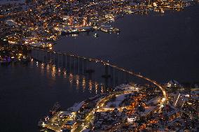 Tromso Viewpoint In Norway