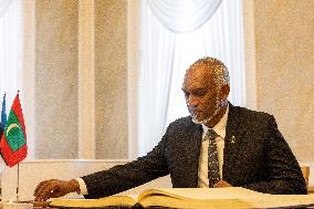 Maldives' President makes first visit to Estonia