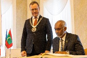 Maldives' President makes first visit to Estonia