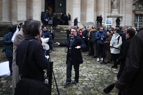 Memorial Service For Jean-Marie Le Pen - Paris