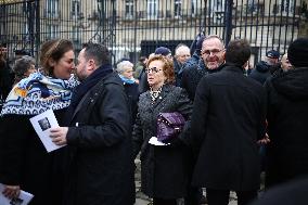 Memorial Service For Jean-Marie Le Pen - Paris