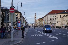 Departure Of Munich Security Conference Participants With Police Protection