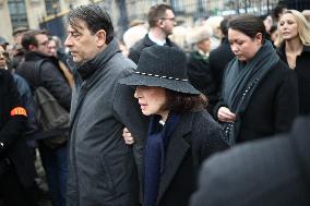 Memorial Service For Jean-Marie Le Pen - Paris