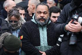 Dieudonne At Memorial Service For Jean-Marie Le Pen - Pari