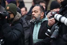 Dieudonne At Memorial Service For Jean-Marie Le Pen - Pari
