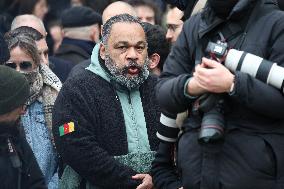 Dieudonne At Memorial Service For Jean-Marie Le Pen - Pari