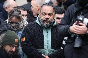 Dieudonne At Memorial Service For Jean-Marie Le Pen - Pari