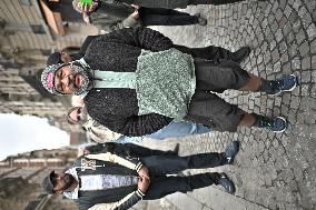 Dieudonne At Memorial Service For Jean-Marie Le Pen - Paris