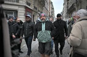 Dieudonne At Memorial Service For Jean-Marie Le Pen - Paris